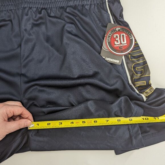 Men's Colosseum Navy Michigan Wolverines Lazarus Shorts Yellow 3XL NWT - Picture 14 of 15